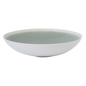 Curved Cashmere Beige Large Centerpiece Bowl