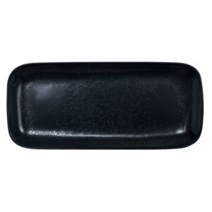 Hand-Finished Black Cake Serving Plate