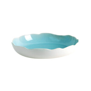 Minimalist Glossy Deep Round Serving Platter