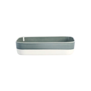 Textured Oxide Gray Medium Serving Platter