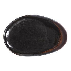 Minimalist Black Large Oval Serving Platter