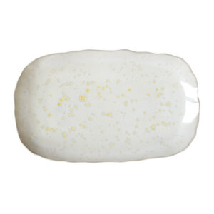 Textured Ceramic Rectangular Serving Platter