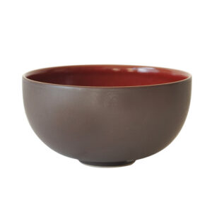 Rustic Cherry Red Serving Bowl