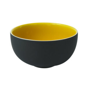 Elegant Lemon Yellow Serving Bowl